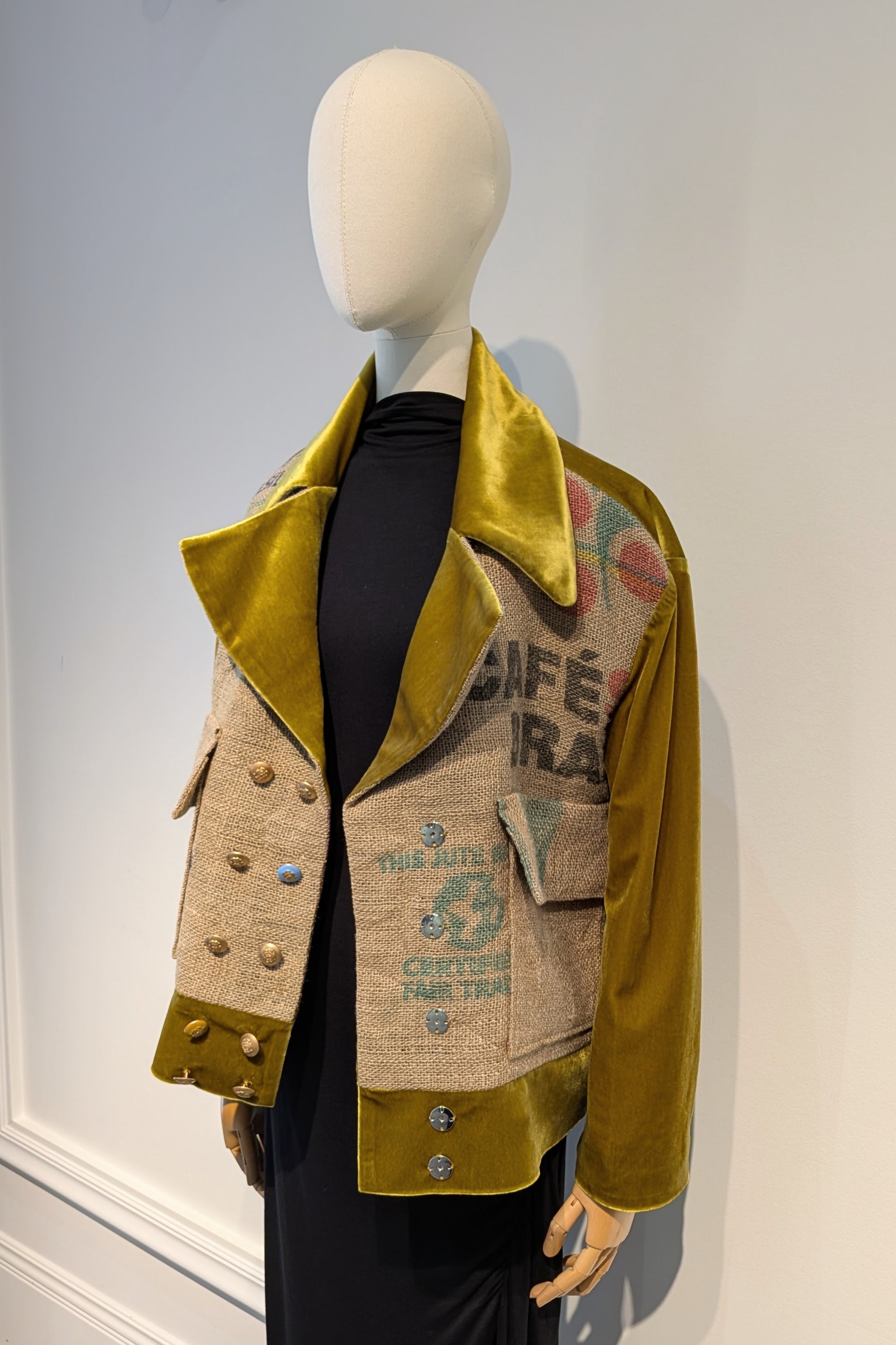 NY77 Design Coffee Jacket