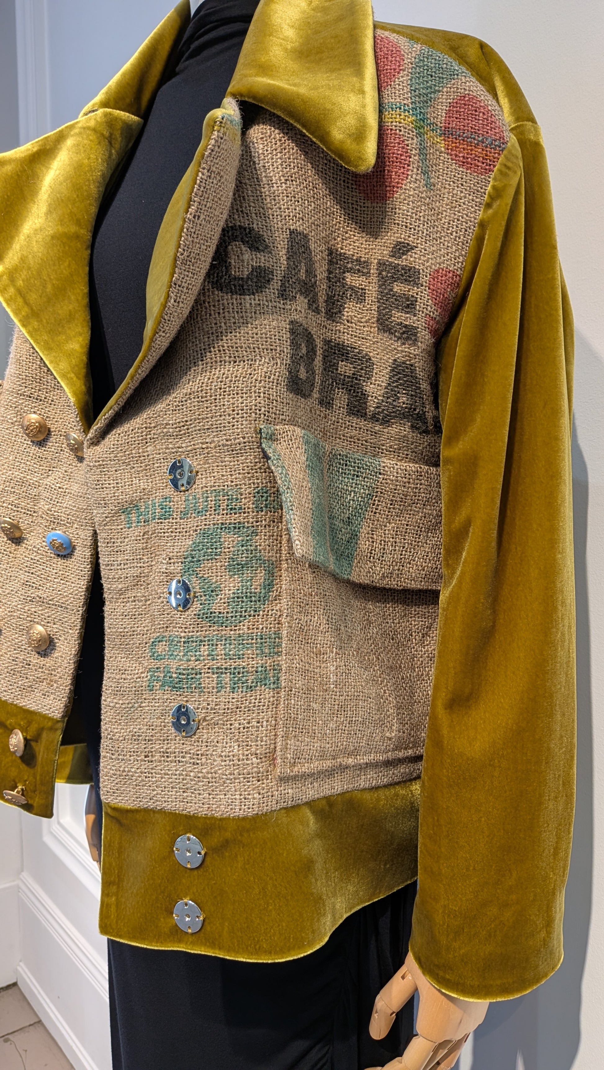 NY77 Design Coffee Jacket