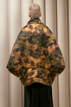 NY77 coat - puffer - light weight - abstract-mustard -