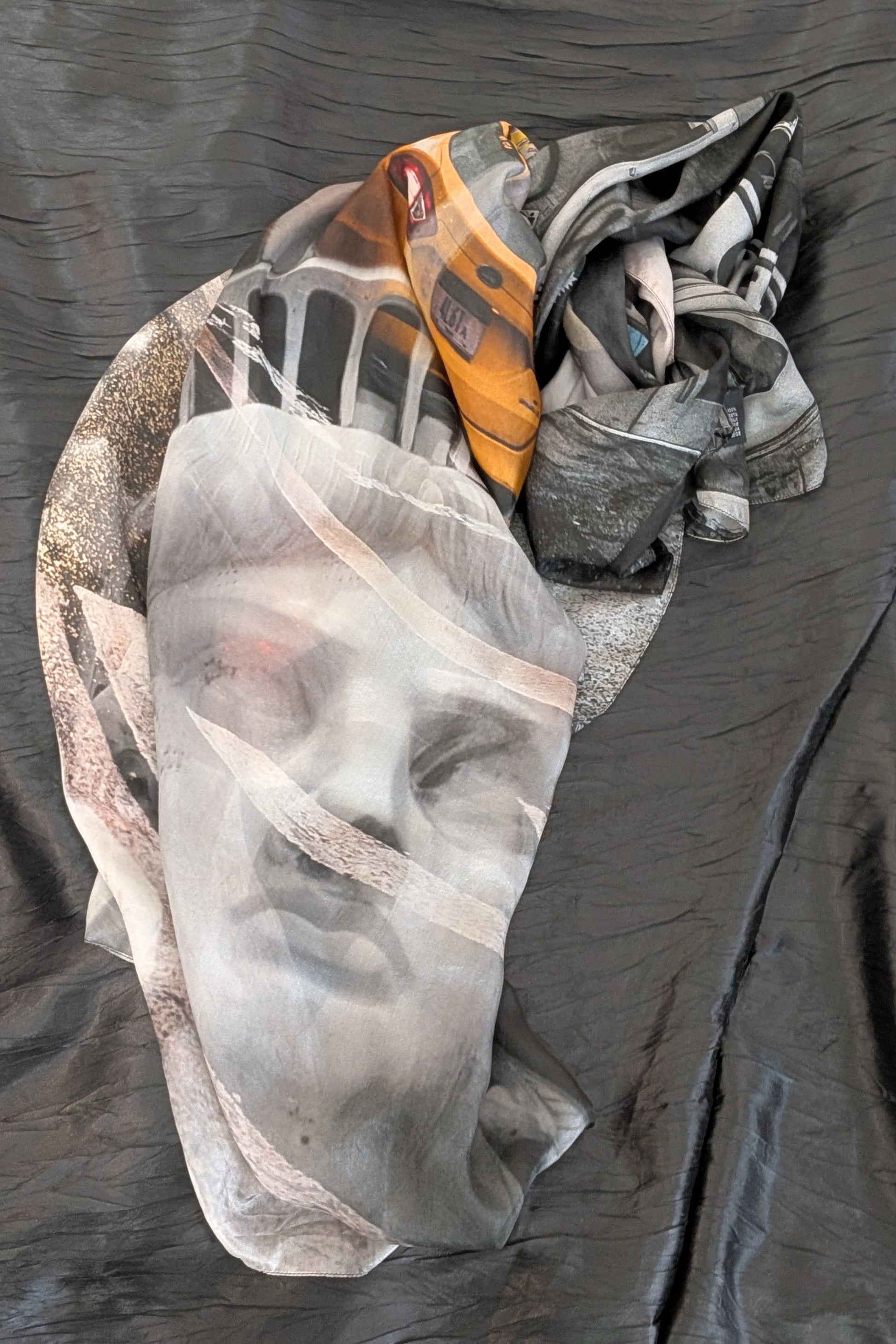 New-York city Silk Scarf