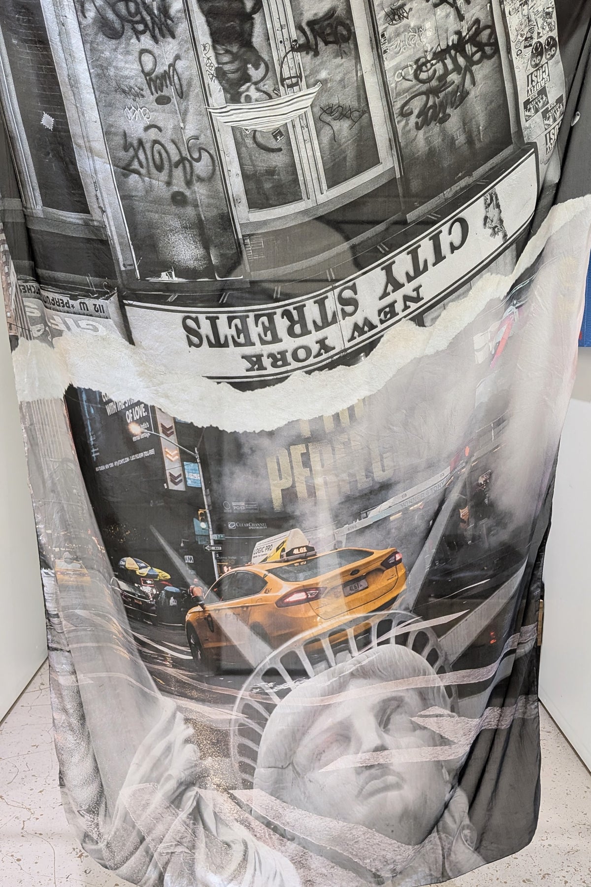 New-York city Silk Scarf