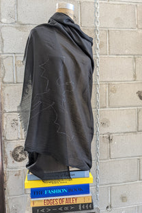 Scarf - Organic Cotton - Dragon - Handmade