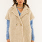 Pecora long fluffy Vest 