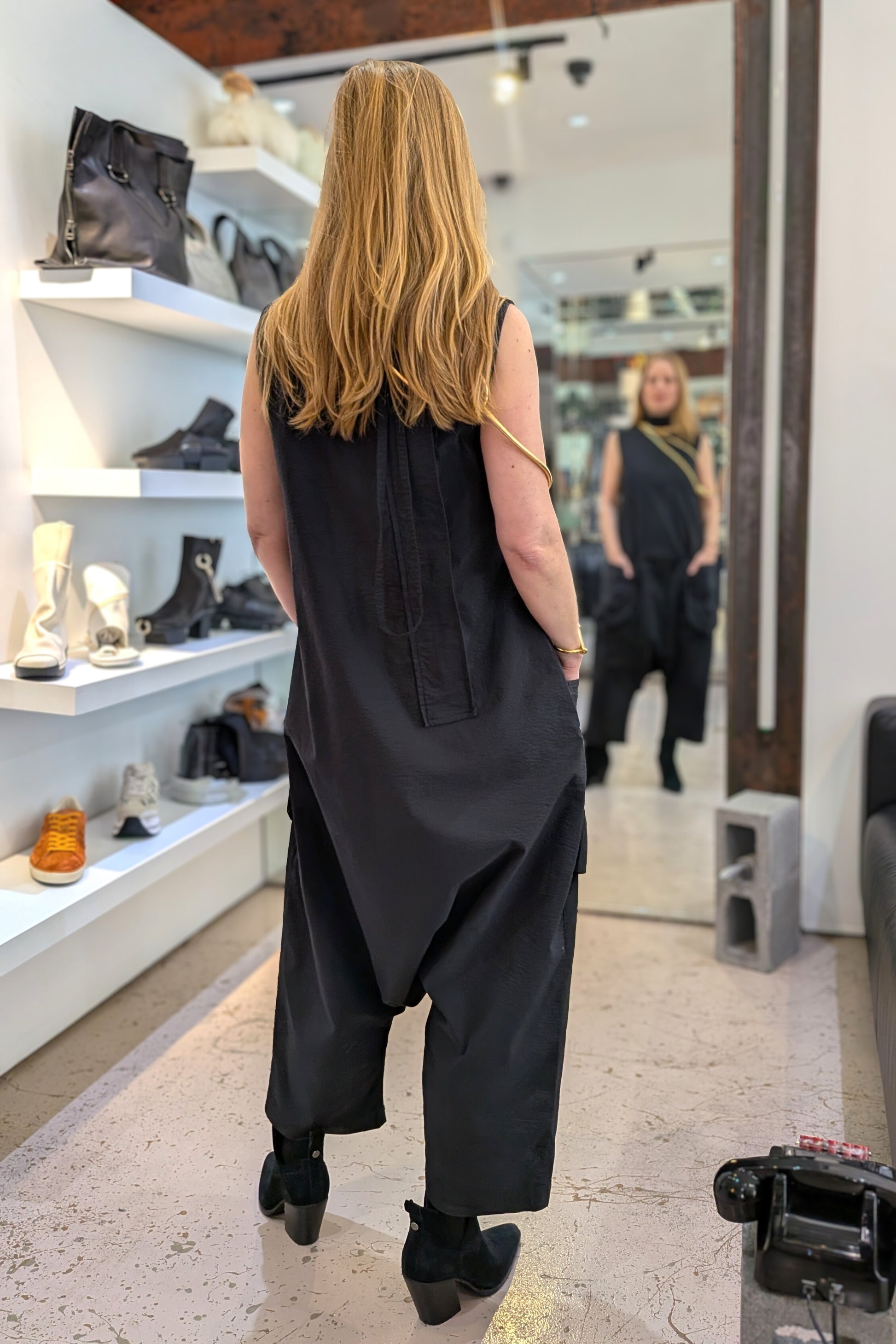 RUNDHOLZ Jumpsuit low-crotch oversized black