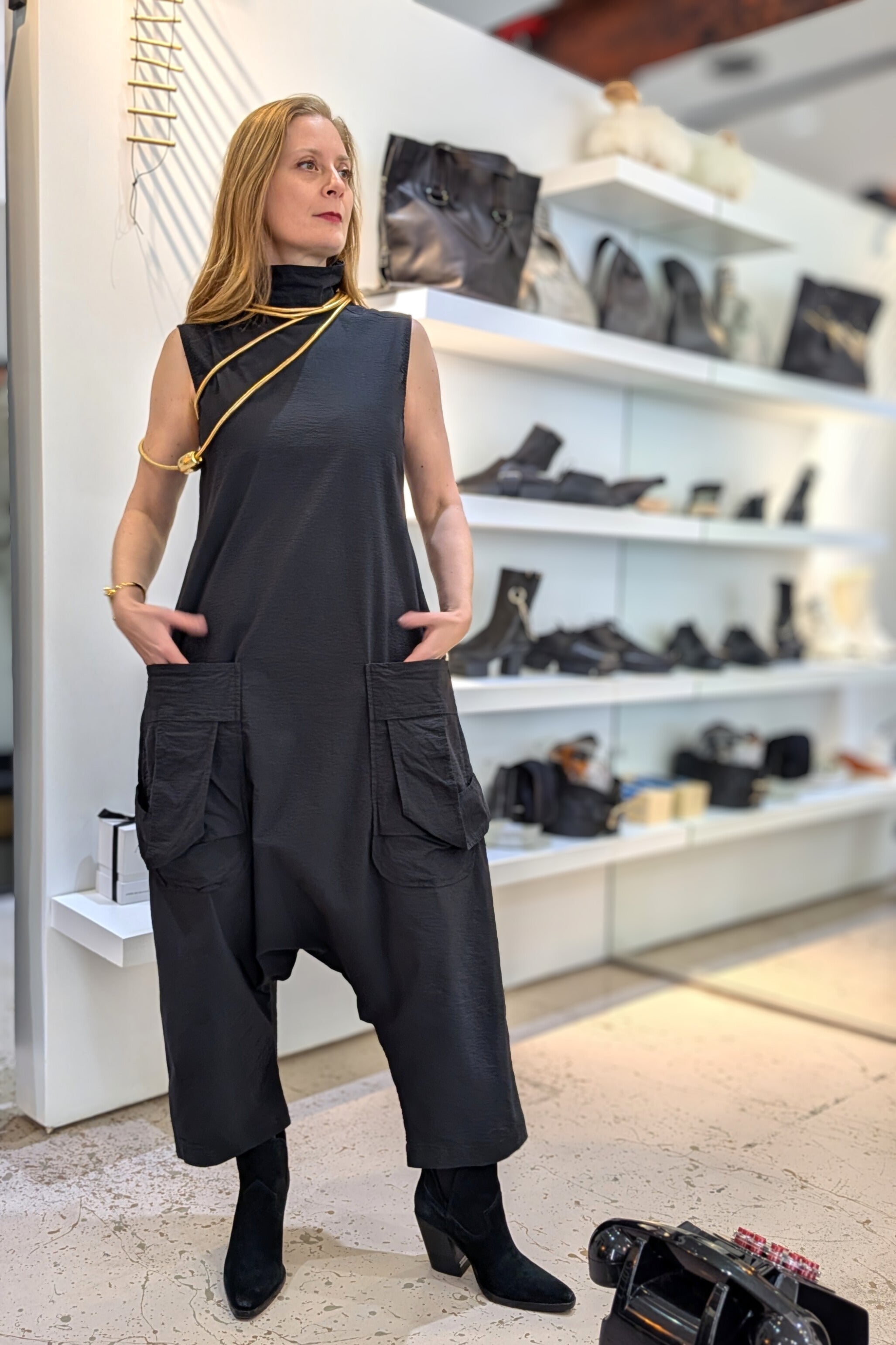 RUNDHOLZ Jumpsuit low-crotch oversized black