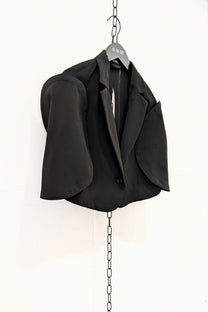Rundholz - Bolero - Cropped jacket - Circle sleeve - Virgin wool -  Black