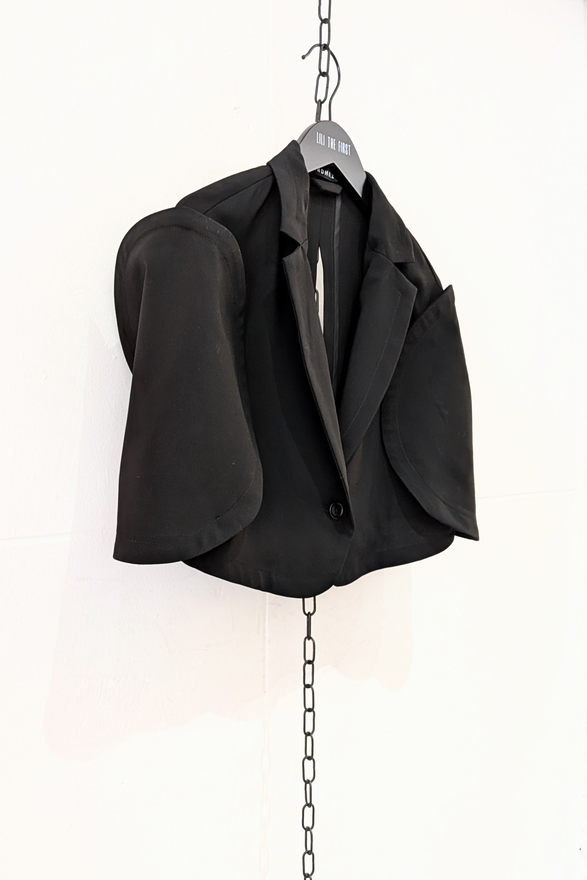 Rundholz - Bolero - Cropped jacket - Circle sleeve - Virgin wool -  Black