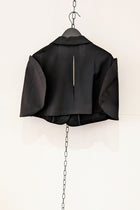 Rundholz - Bolero - Cropped jacket - Circle sleeve - Virgin wool -  Black