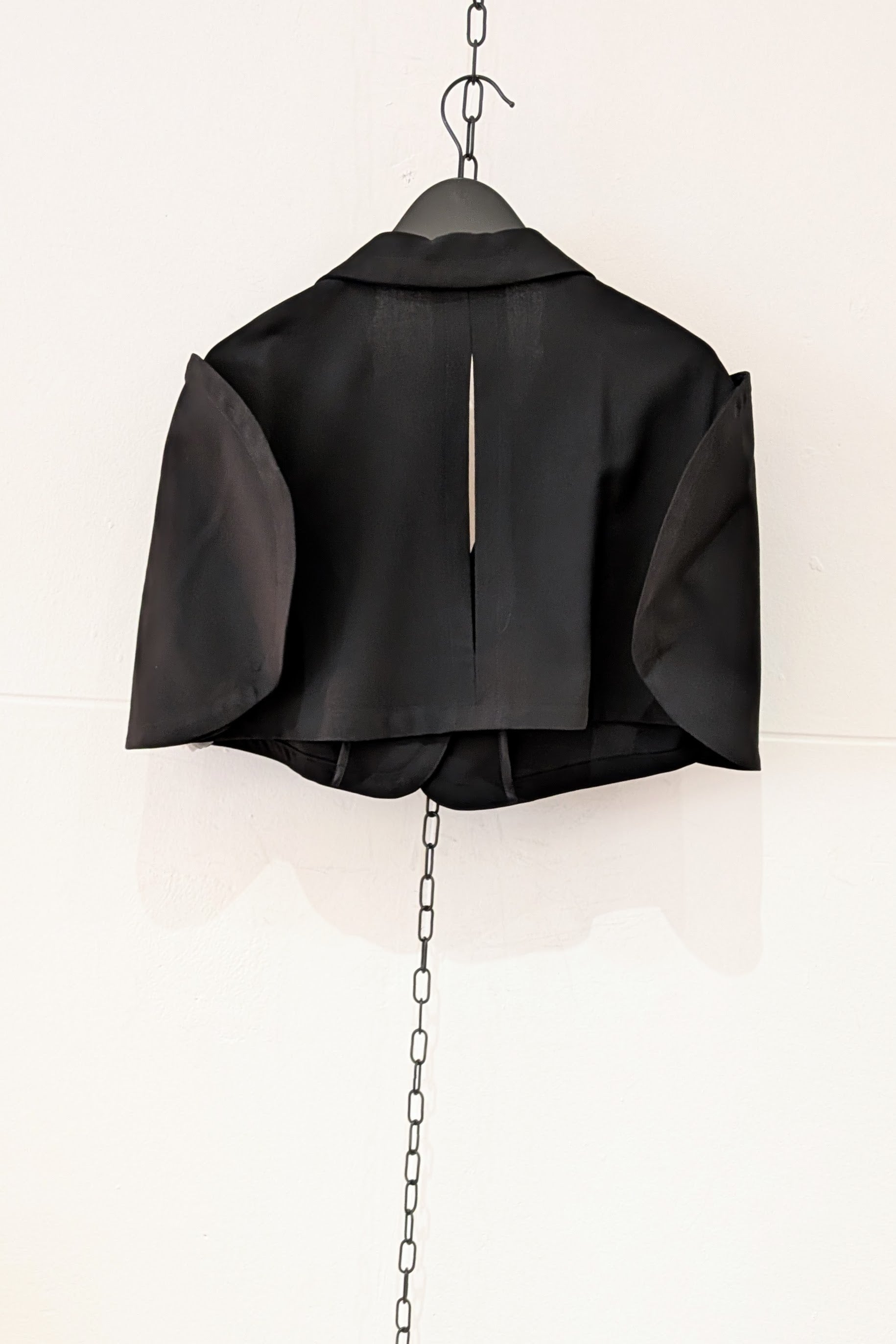 Rundholz - Bolero - Cropped jacket - Circle sleeve - Virgin wool -  Black