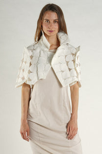 Rundholz - Bolero - Cropped jacket - Polka dots - Off white - LiLi The First