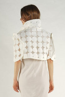 Rundholz - Bolero - Cropped jacket - Polka dots - Off white - LiLi The First