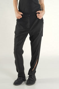 Rundholz - Pants Trousers- Slit - Black