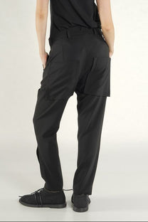 Rundholz - Pants Trousers- Slit - Black