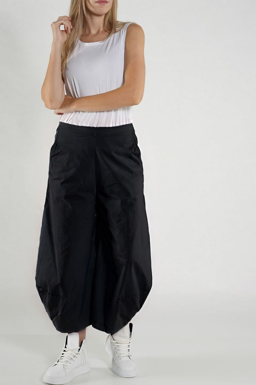 Rundholz Cropped Pants Balloon Elastic