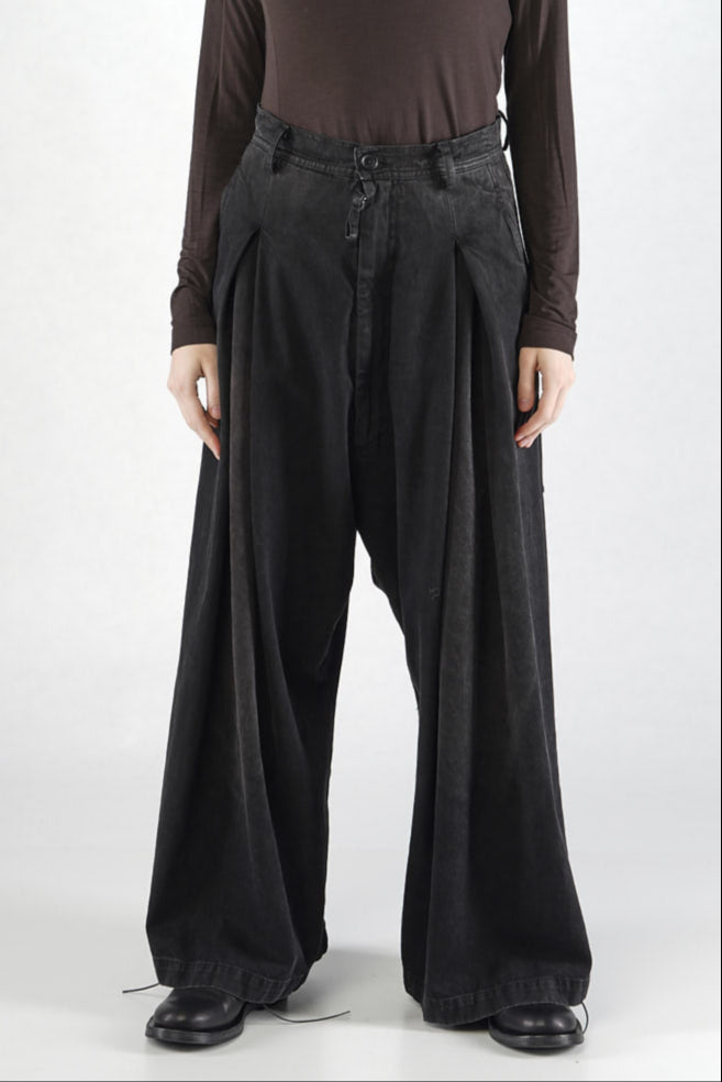 Rundholz Wide Leg denim Pants - Lili the First Boutique NYC