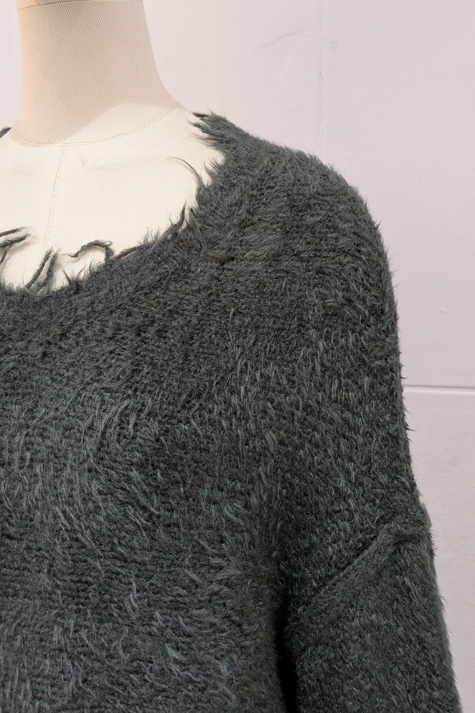 Rundholz Dip Silk Soft Sweater Dark Green