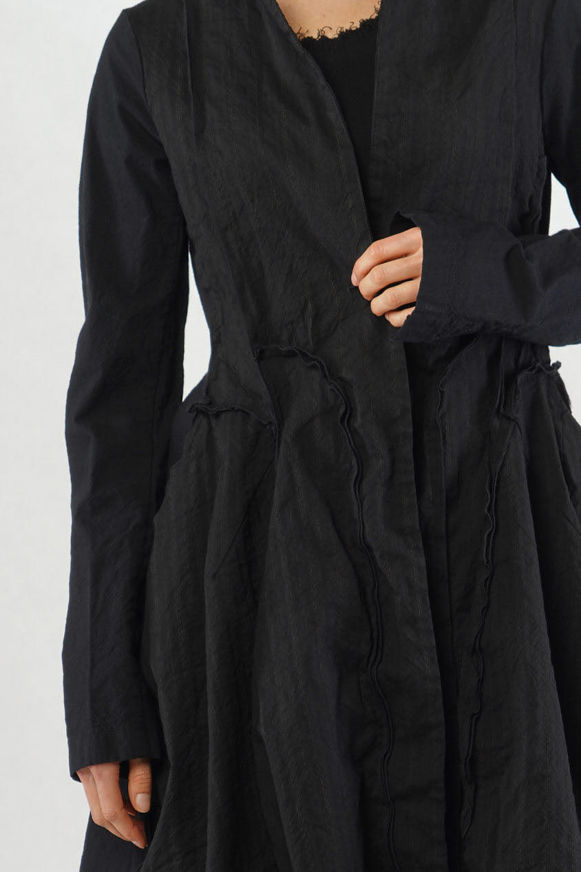 Rundholz fit and flare coat