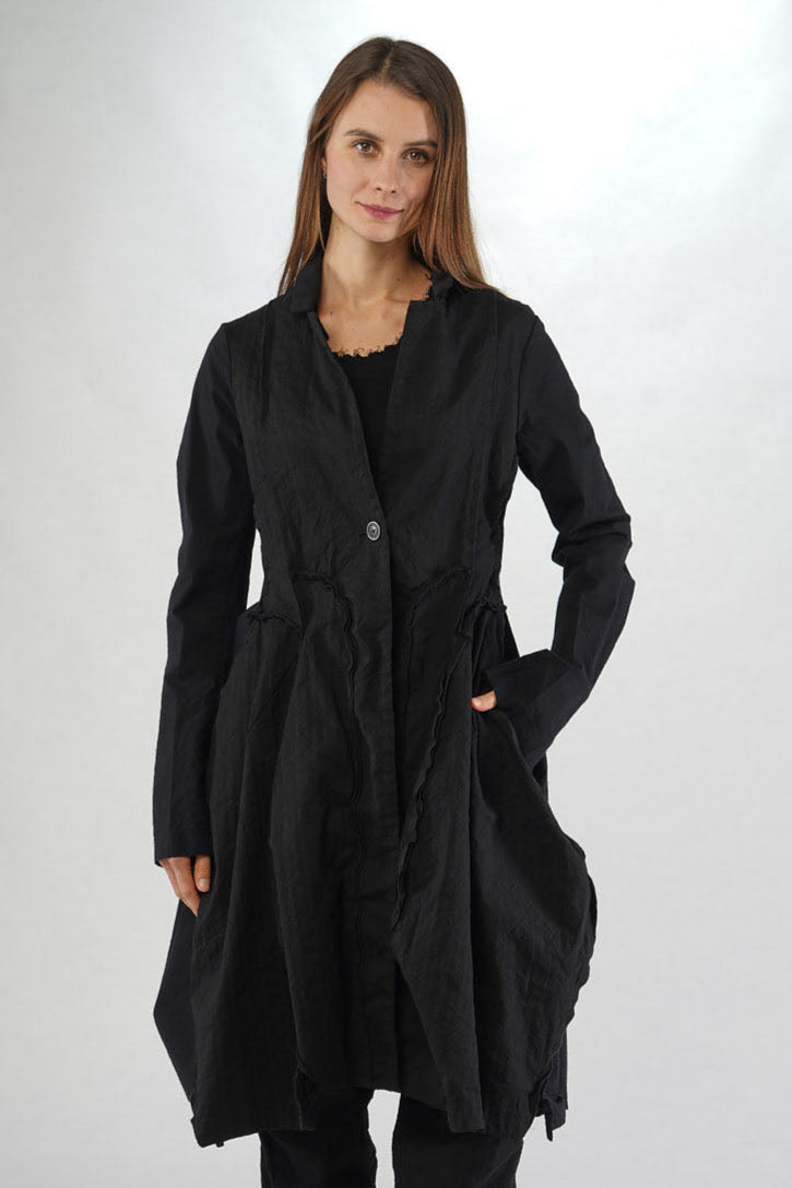 Rundholz fit and flare coat