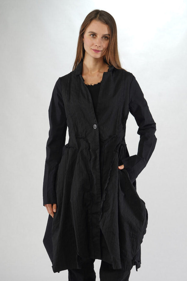 Rundholz fit and flare coat at LiLi The First boutique NYC