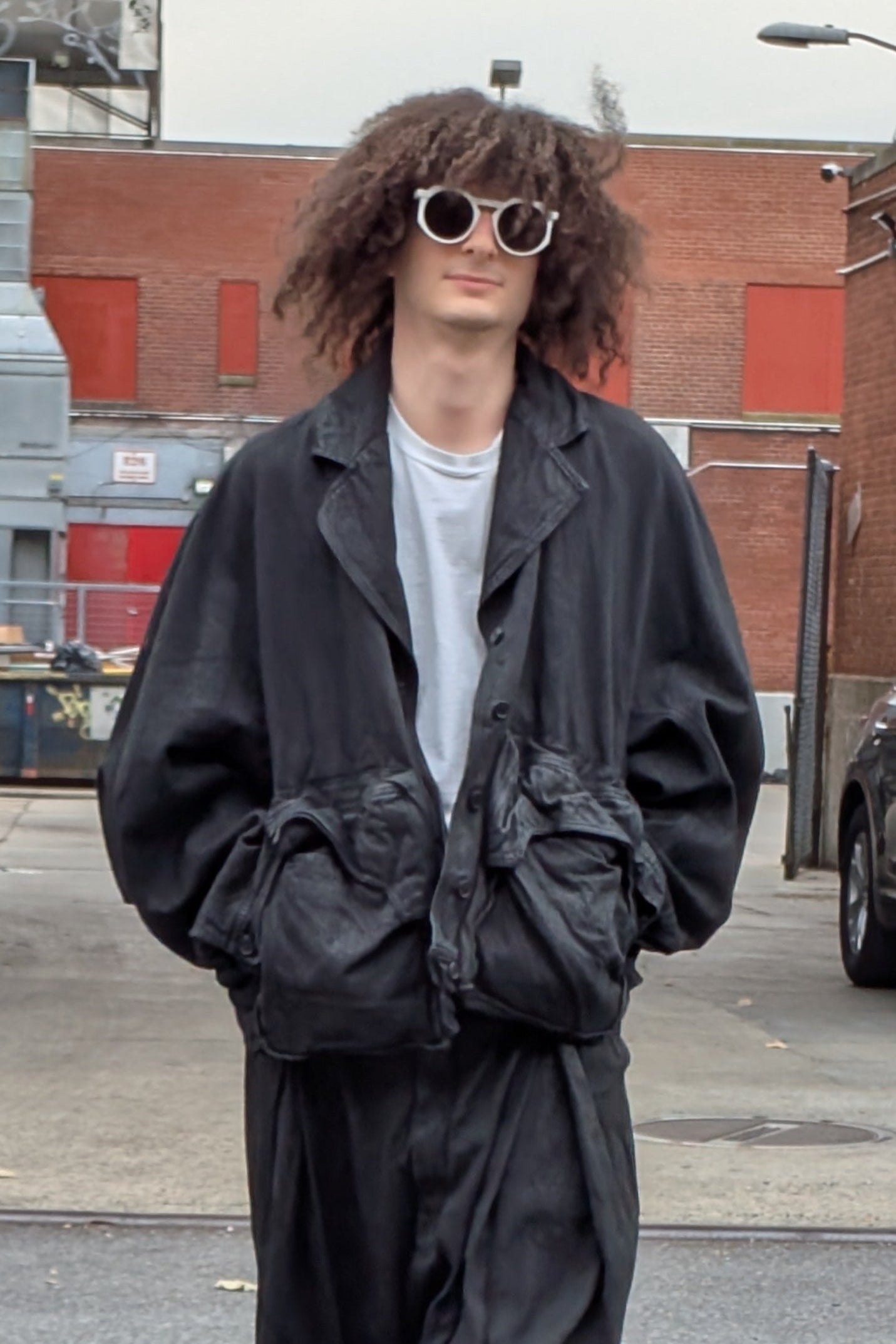 Rundholz oversized denim Jacketat LiLi The First boutique NYC