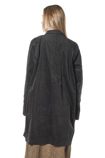 Runmdholz Black Label - Coat duster - double breast - Velvet - Oversized