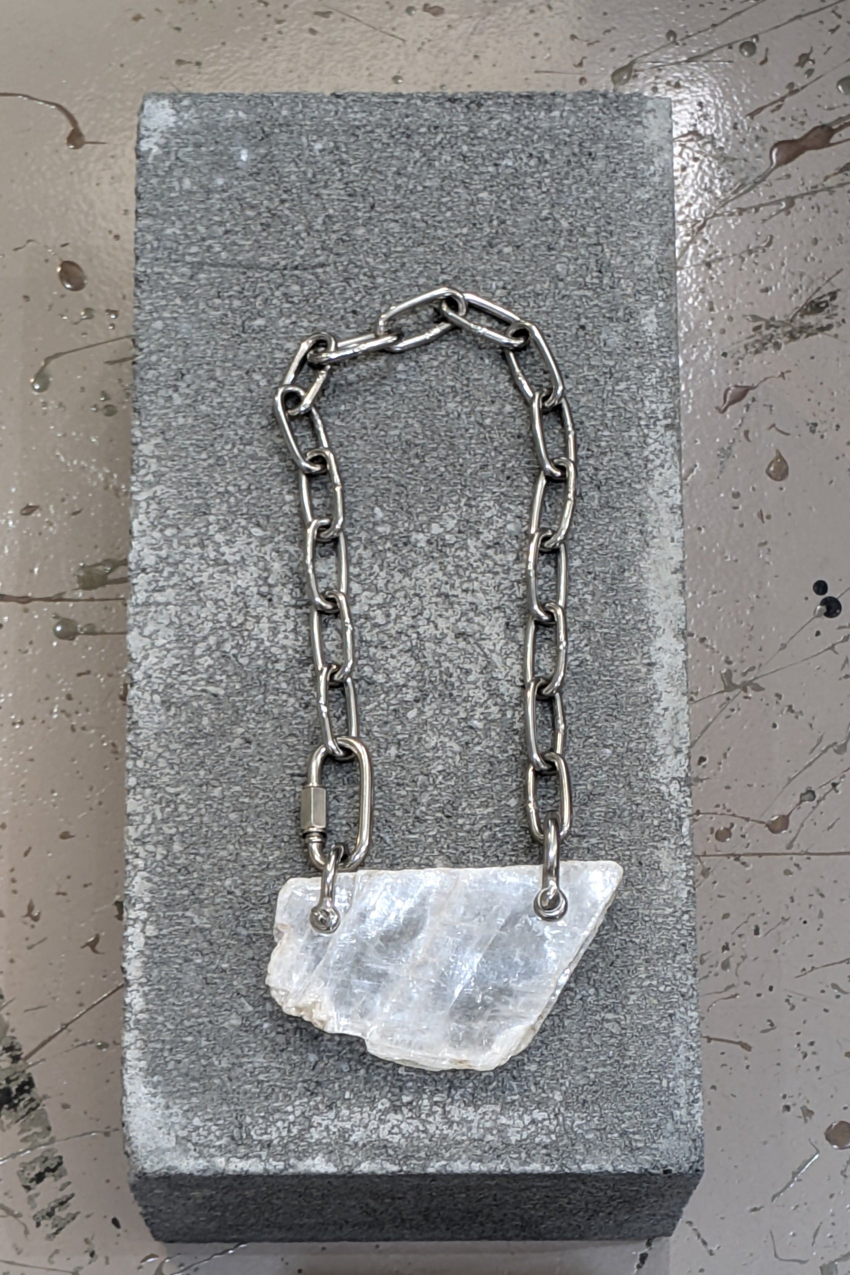 SELENITE NECKLACE