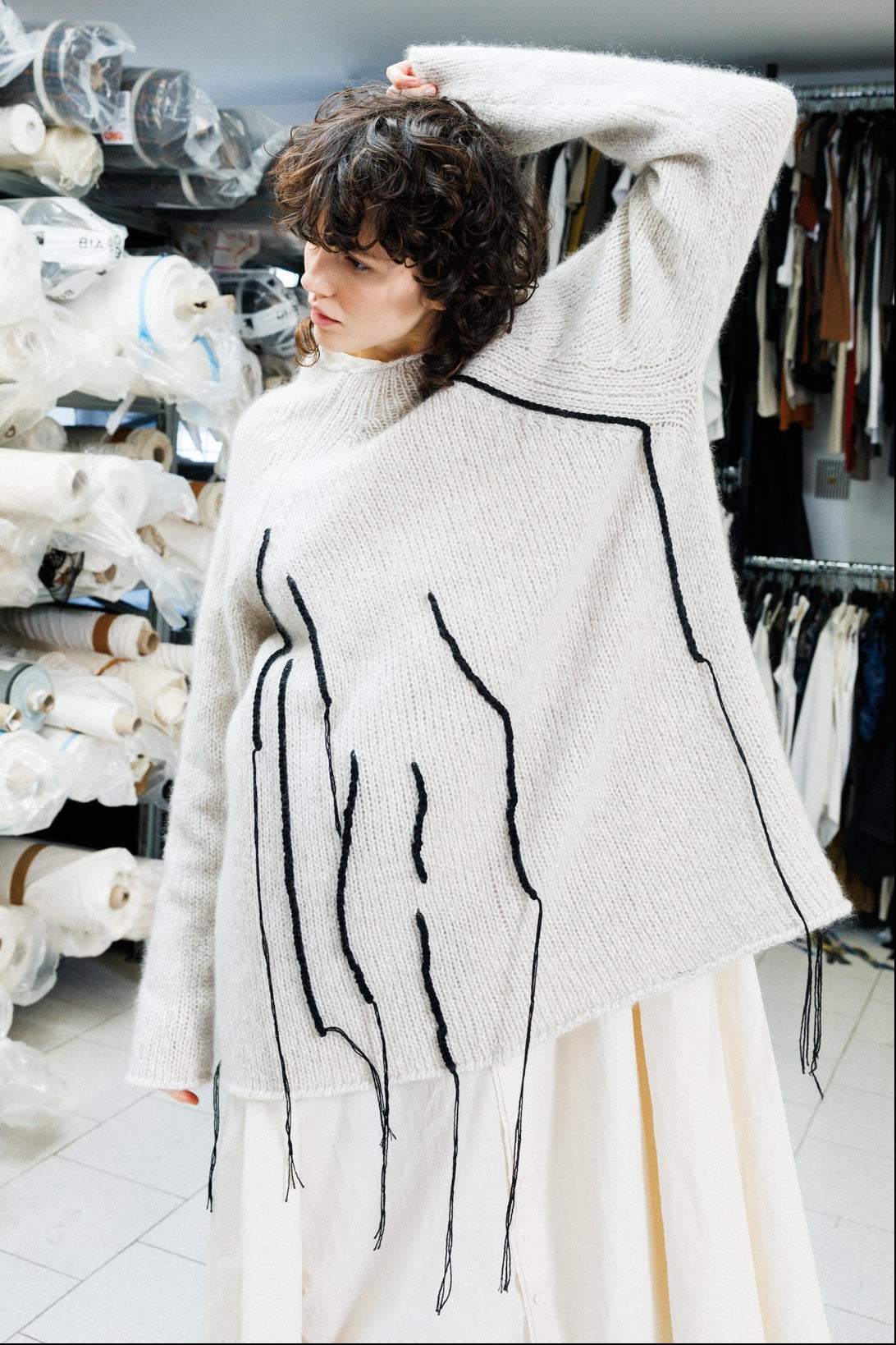 Serienumerica Sweater - Avant Garde Fashion - Lili the First Boutique NYC