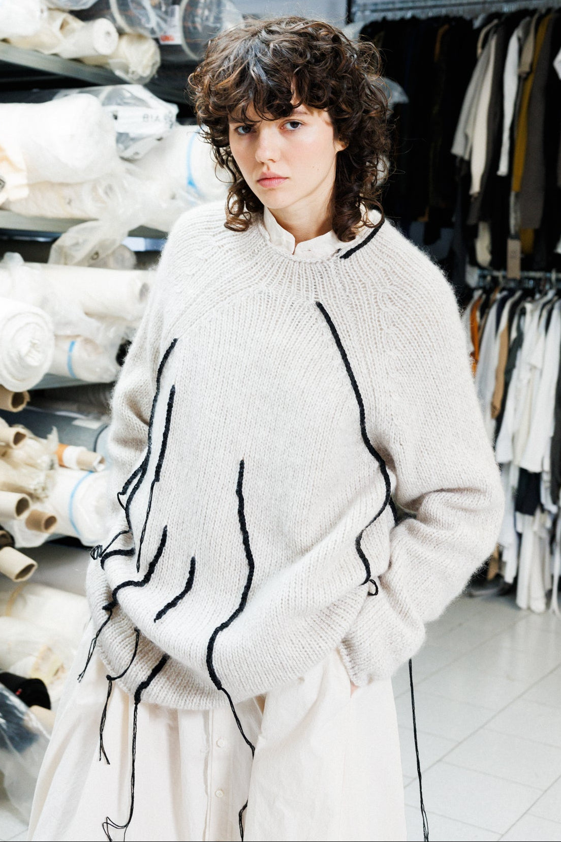 Serienumerica Sweater - Avant Garde Fashion - Lili the First Boutique NYC