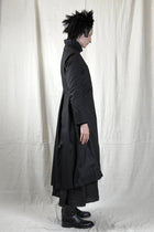 Sandrine Philippe - Coat - Cotton - Overcoat - Black Pleats