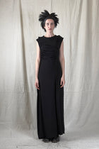 Sandrine Philippe - Dress - Maxi - Cotton crepe - black