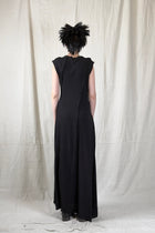 Sandrine Philippe - Dress - Maxi - Cotton crepe - black