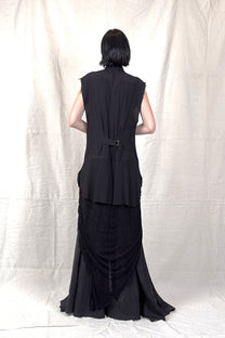 Sandrine Philippe - Dress - Maxi Shirt dress, Avant-Garde, Made in Paris