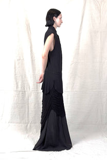 Sandrine Philippe - Dress - Maxi Shirt dress, Avant-Garde, Made in Paris