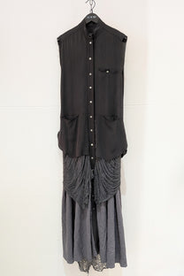 Sandrine Philippe - Dress - Maxi Shirt dress, Avant-Garde, Made in Paris