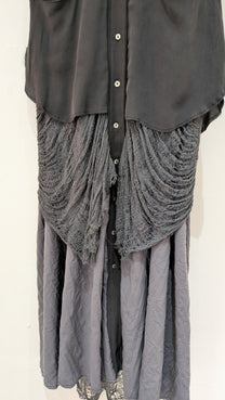Sandrine Philippe - Dress - Maxi Shirt dress, Avant-Garde, Made in Paris