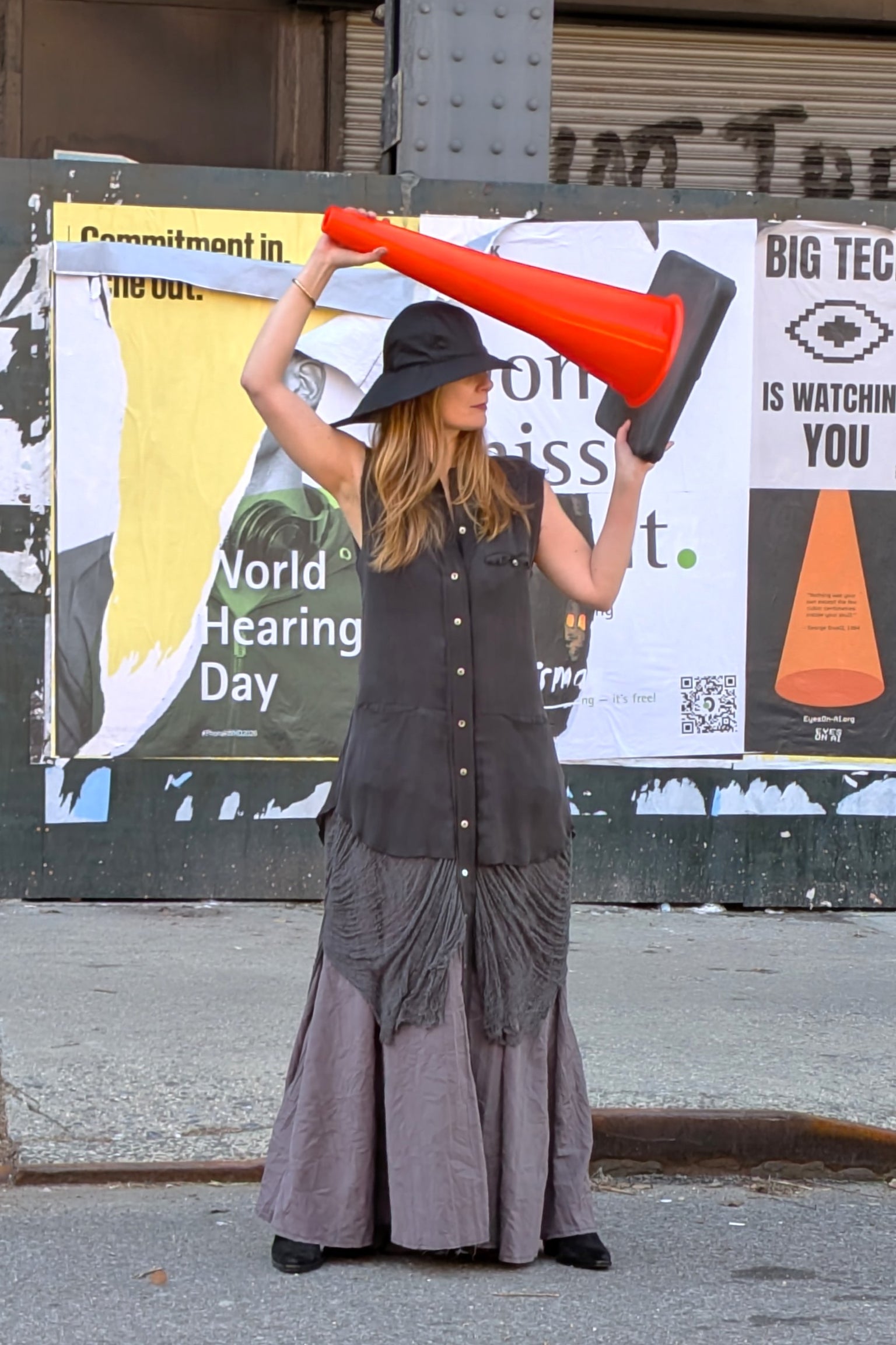 Sandrine Philippe - Dress - Maxi Shirt dress, Avant-Garde, Made in Paris