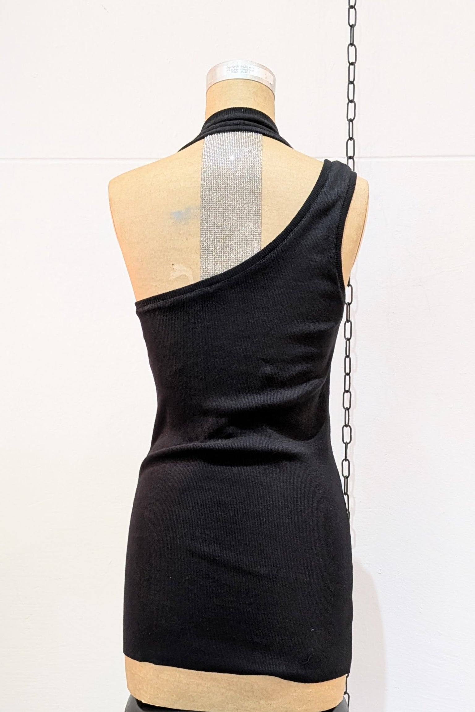 Sandrine Philippe - Tank Top - One shoulder top - black