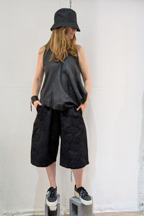 Sandrine Philippe Paris - Leather Tank Top - Asymmetric