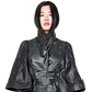 Sandrine Philippe Paris - LiLi The First Washington DC, Couture Capeline Leather Jacket
