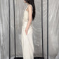 Sandrine Philippe Paris - LiLi The First Washington DC, wide leg white wool pants