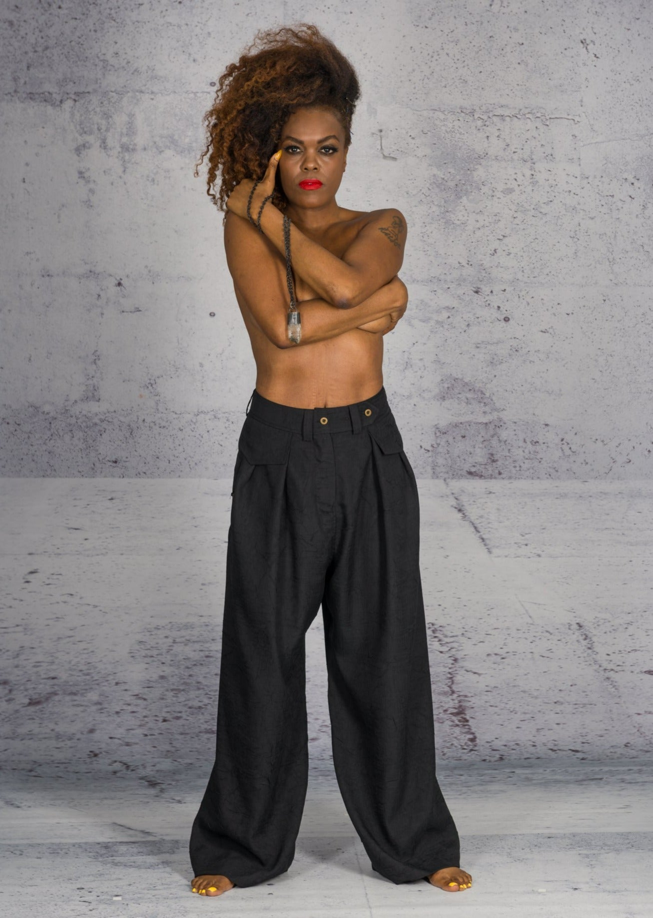 Sandrine Philippe Paris - LiLi The First boutique - Wide Leg Garonne Pants
