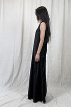 Sandrine Philippe Silk Devore Maxi Dress , Avant-Garde French Design