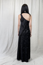 Sandrine Philippe Silk Devore Maxi Dress , Avant-Garde French Design