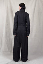 Sandrine Philippe - Jumpsuit - Wide Leg, Linen, Button down - Unisex, Made in Paris