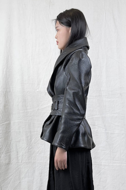 Sandrine Philippe Wide Leather Belt