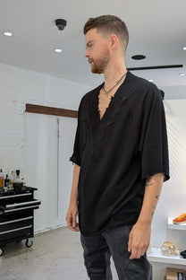 Sandrine Philippe Oversized Unisex Sweater – Raw Deconstructed Textural Fabric