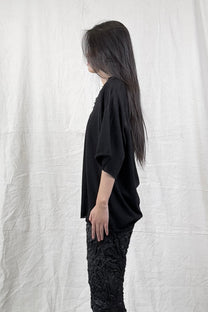 Sandrine Philippe Oversized Unisex Sweater – Raw Deconstructed Textural Fabric