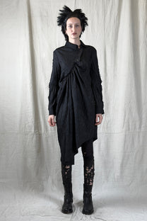 Sandrine Philippes - dress shirt - cotton - asymmetric - Paris