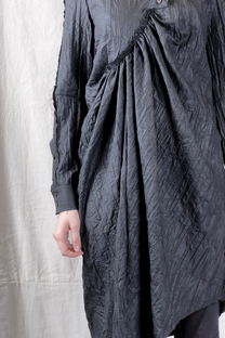 Sandrine Philippes - dress shirt - cotton - asymmetric - Paris