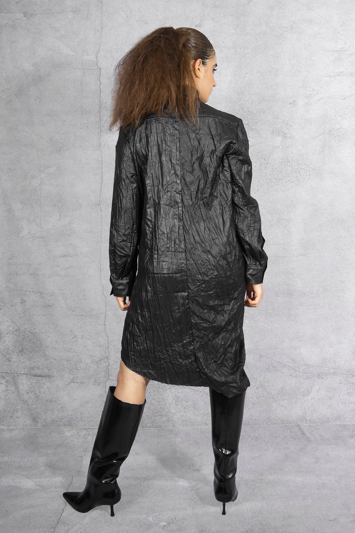 Sandrine Philippes - dress shirt - cotton - asymmetric - Paris